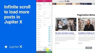 Infinite scroll to load more posts in Jupiter X