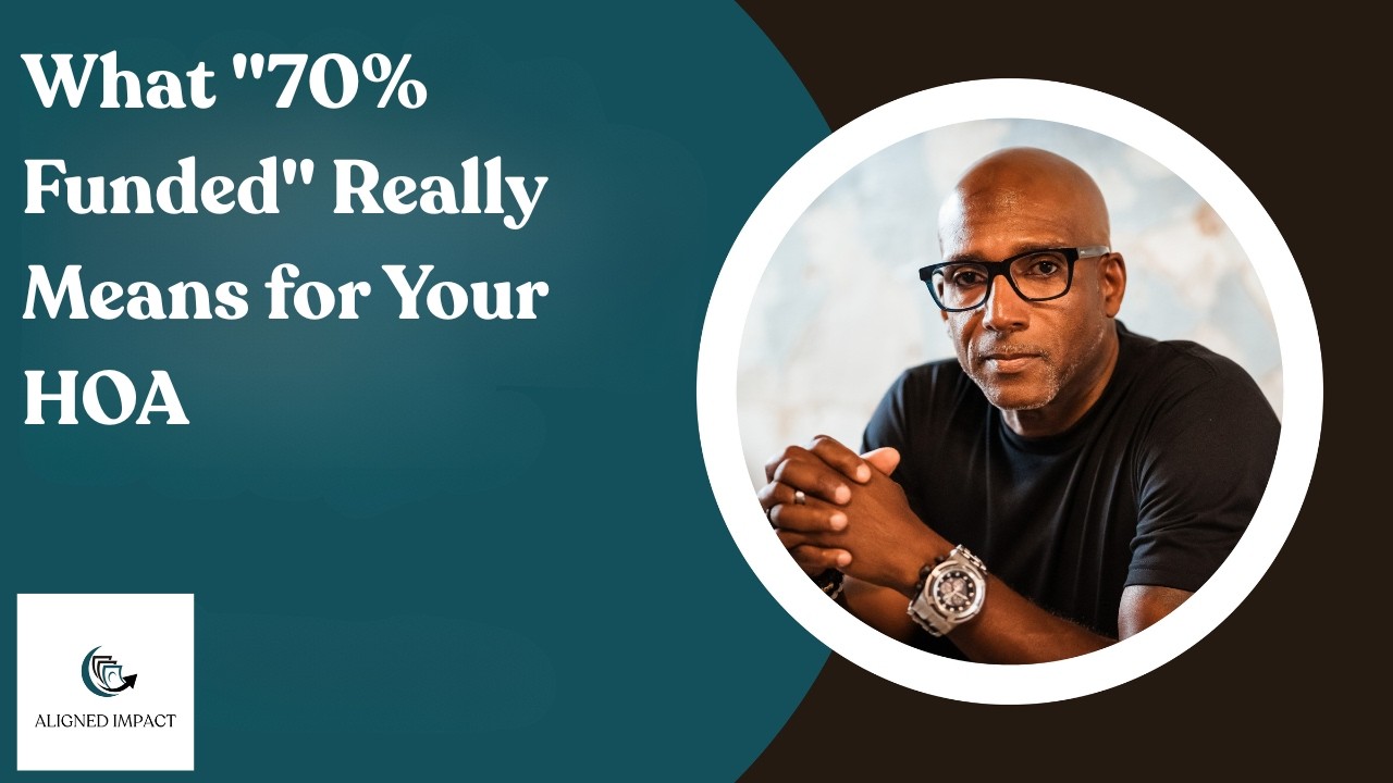 What "70% Funded" Really Means for Your HOA