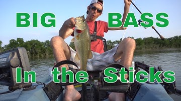 Flipping a Jig in Thick Timber for Big Bass with Light Gear - Testing out the BiCO Original Jig