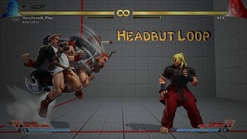 Urien - st lk shimmy head butt loop Damage 392 Cammy