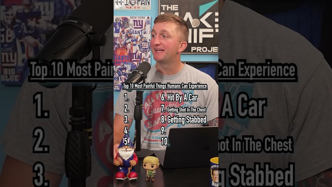 Top 10 Most PAINFUL Things Humans Can Experience Shorts Pain Hurt Top10 Human Guessinggame