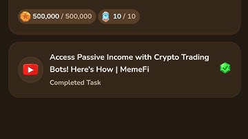 Access Passive Income with Crypto Trading Bots! Here’s How | MemeFi video code