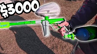 What is the most expensive paintball gear at the World Cup?