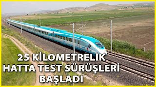Gaziantep'te Hızlı Tren için Test Sürüşleri Başladı