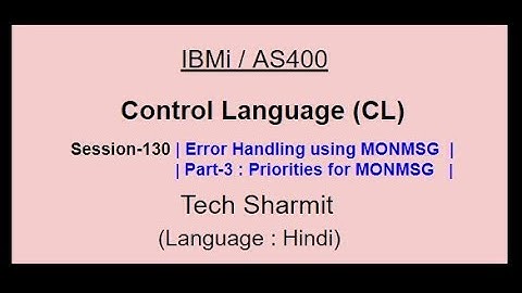 Check Object (CHKOBJ )  command (Part-9)  | IBM i | AS400 | CLLE | cl programming in IBM i  | chkobj
