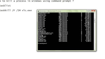 HOW TO KILL PROCESS IN WINDOWS USING COMMAND PROMPT DEMO