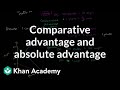 Comparative advantage and absolute advantage | Microeconomics | Khan Academy