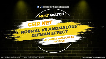 Normal VS Anomalous  Zeeman Effect