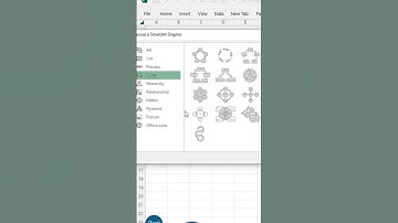 How to Add SmartArt in Excel – Make Your Data Visually Engaging #excelshorts #excelformulas #excel