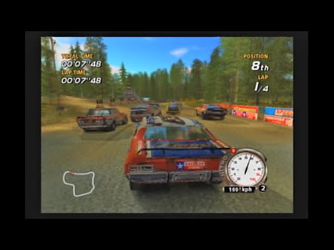 PS2】「レーシングゲーム 注意!!!!」をちょっとだけ遊ぶ - YouTube