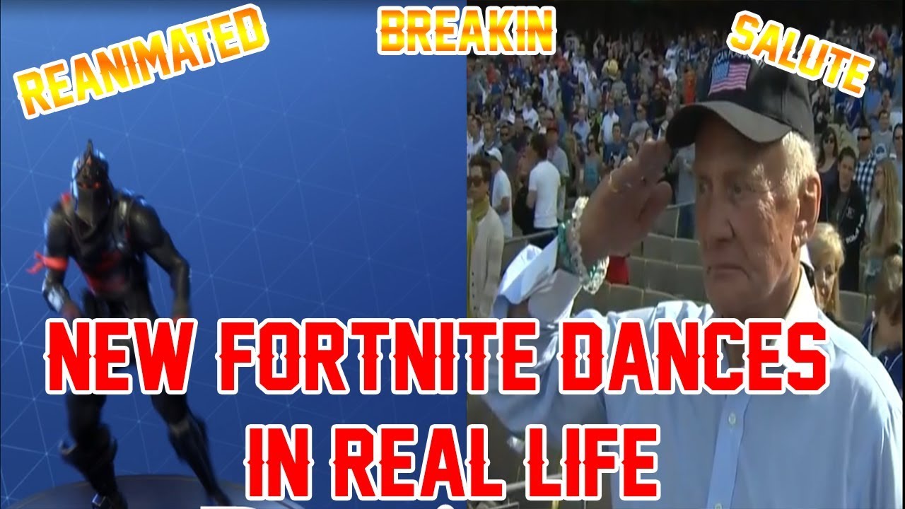 all fortnite dances in real life reanimated breakin etc new mar 2018 - reanimated fortnite real life