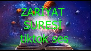 Zari̇yat Suresi̇ Kuran-I Keri̇m Meal Tiktok Ses Kuran Meal Yeni̇ Ses