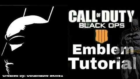 Black Ops 4 Cod Bo4 Emblems Tutorial