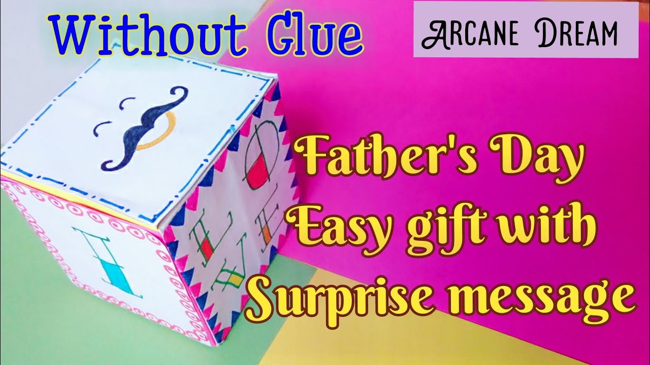 How to Make Father's Day card / Easy Father's Day DIY Gift Idea / Easy ...