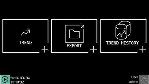 Gefran 3850T - Historical trend visualization - SUB ENG