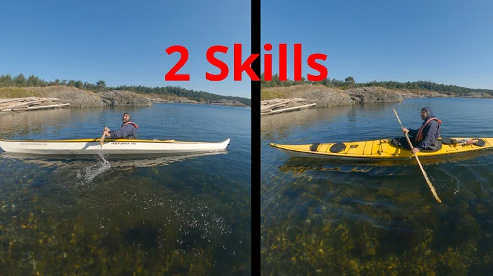 Sea Kayaking | How to stay relaxed and upright when waves push from behind