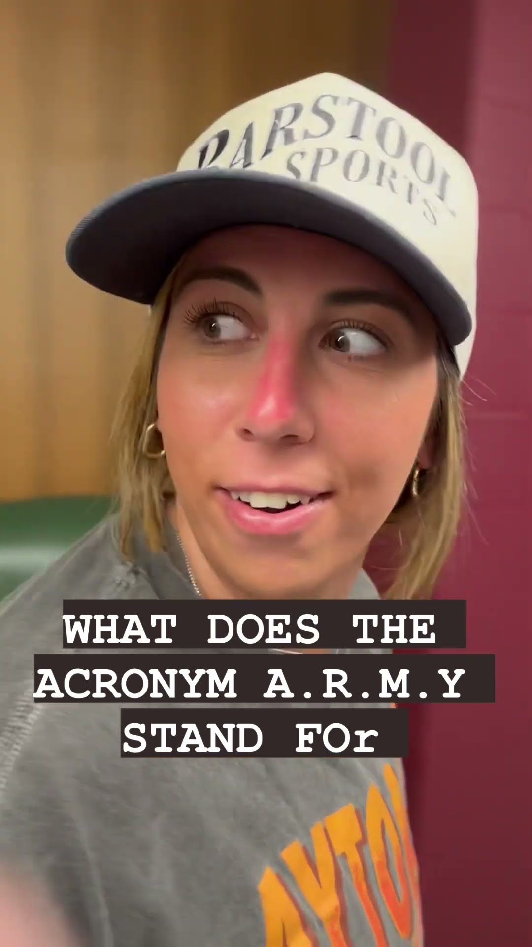 What Does The Acronym ARMY Stand For According To Barstool Folks YouTube