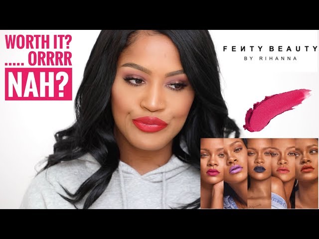 Fenty Beauty Mattemoiselle Plush Matte Lipstick! 14 Colors! All Day Co —  Henewaa Beauty Collective