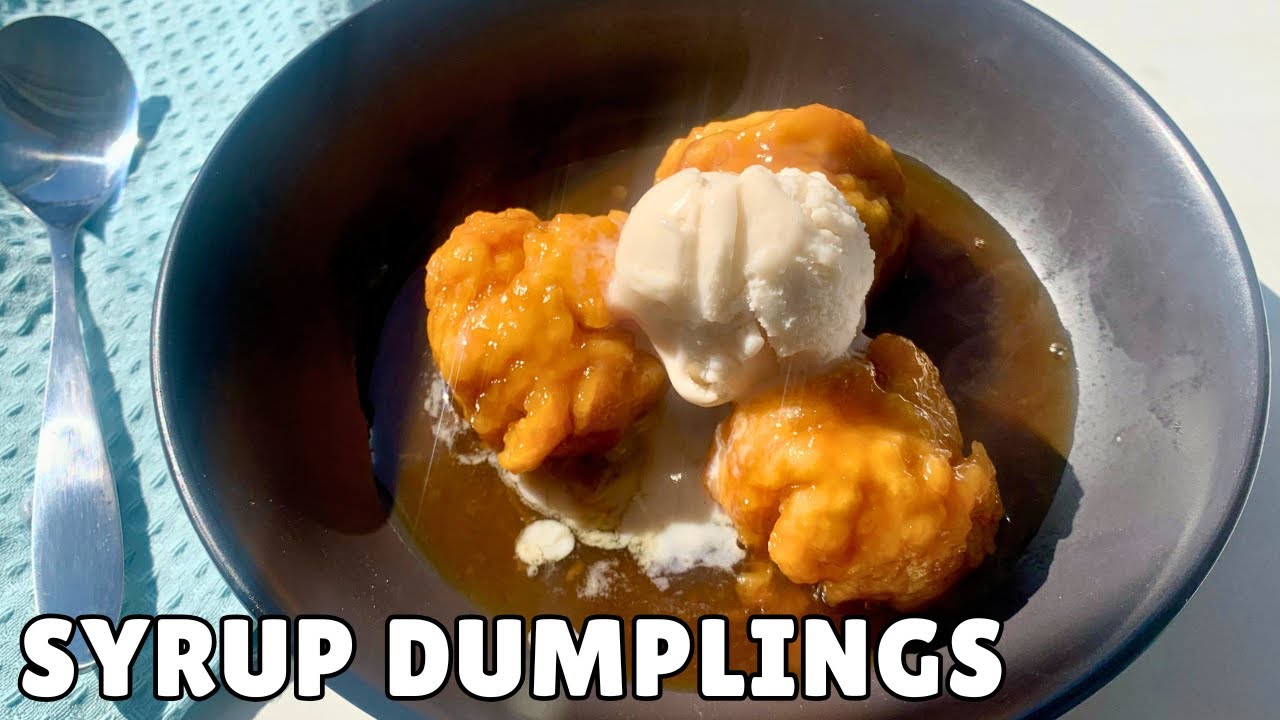 Vegan Golden Syrup Dumplings Recipe | Warm Australian Winter Dessert