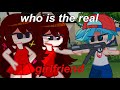 who is the real girlfriend ? - gacha club fnf short