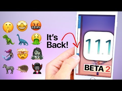 IOS 11.1 Beta 2 Released! New Emojis & More Features!