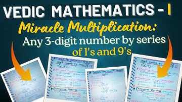 Miracle Multiplication any Three-Digit Number by Series of 1