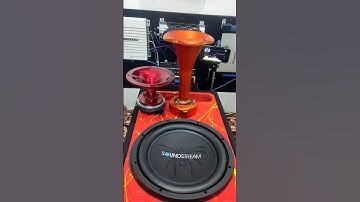 The difference between a tweeter and a horn tweeter #tweeter #midrange #testing #automobile   #audio