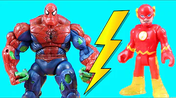 Flash Speedster Battles Ultimate Ultron For Speed | Spider-Hulk Mission