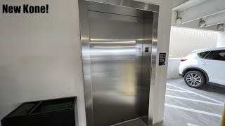 New Kone Ecodisc Traction Elevator @ Rosie's Parking Garage - Vinton, VA