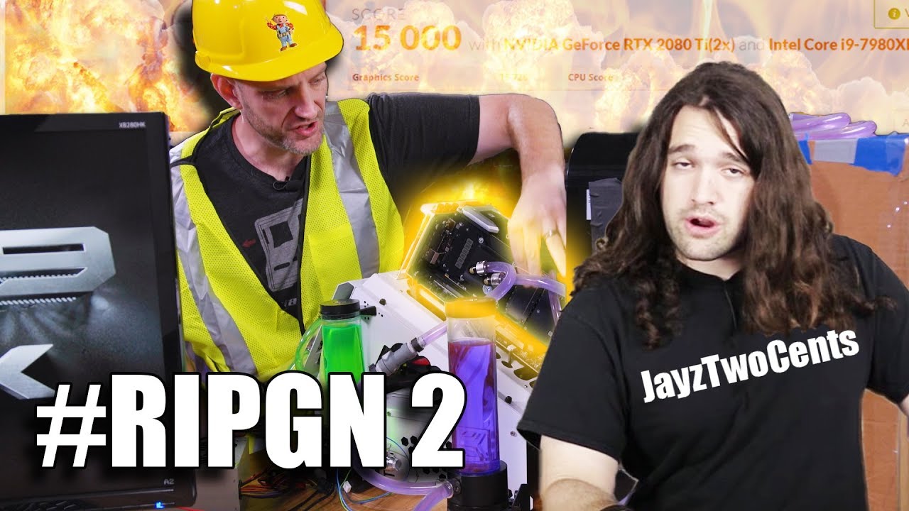 Jay vs GamersNexus for RTX 2080Ti SLI World Record Title!