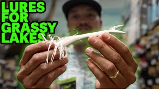 How to SELECT LURES for GRASSY lakes (5 Baits I always have tied on & why)