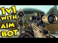 1v1 AIMBOT MOD TROLLING!! (Black ops 2)