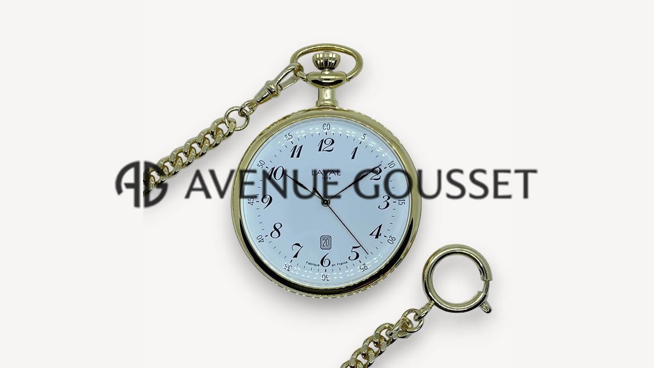VERRE BOMBER MONTRE POCHE GOUSSET DIAM. 20.1 mm