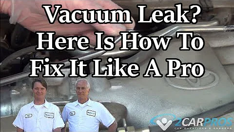 How to Find a Vacuum Leak in about a minute!