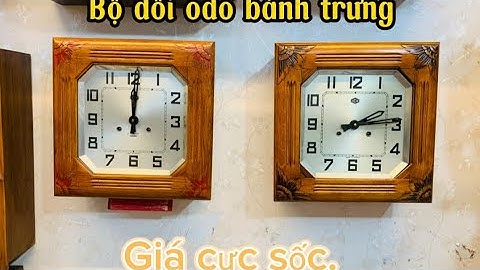 Bộ đôi đồng hồ ODO 2 lỗ bánh chưng giá mềm cho các bác ZALO : 0394646325