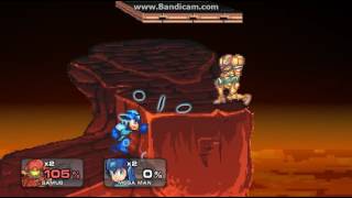 Super Smash Flash 2 - v0.9 Battle #35 Samus vs Mega Man