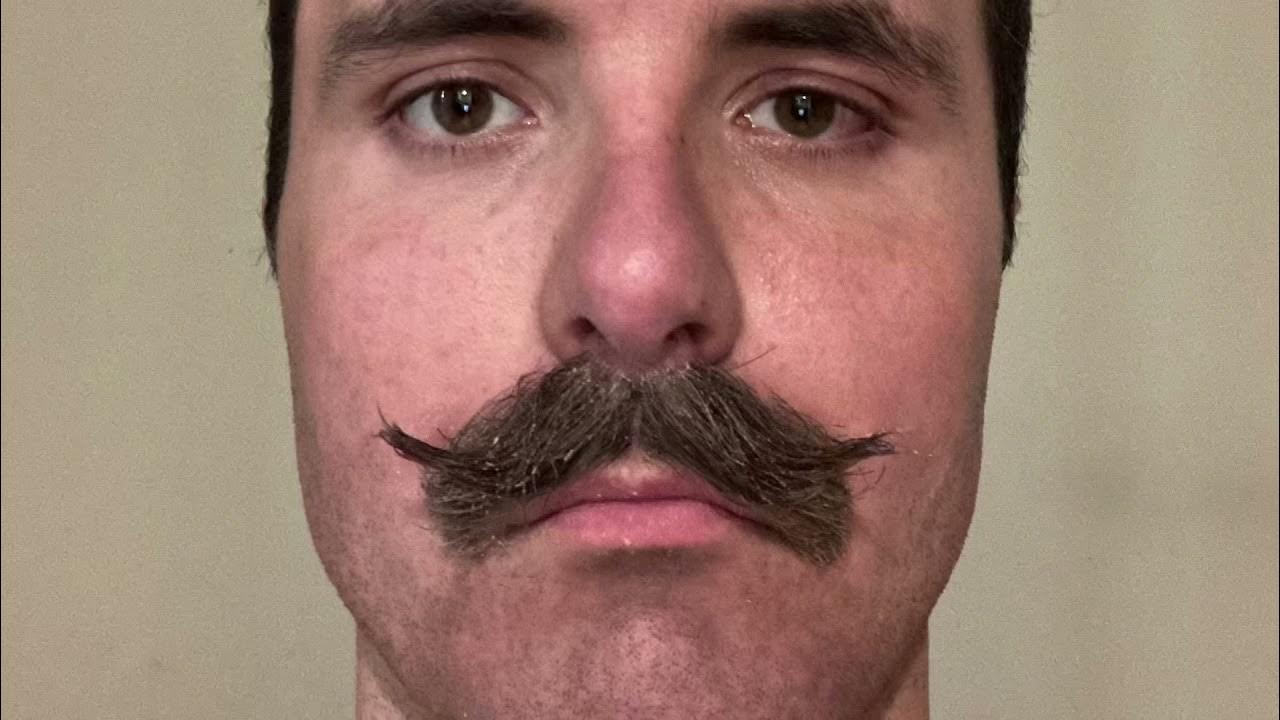 Petite Handlebar Mustache Growth Time Lapse YouTube