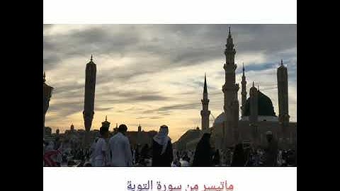 ماتيسر من سورة التوبة بصوت الشيخ قاسم أبو السِعِد