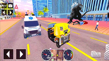 Tuk Tuk auto rickshaw driver 3D game - 248 auto rickshaw driving game - Android iOS Gameplay