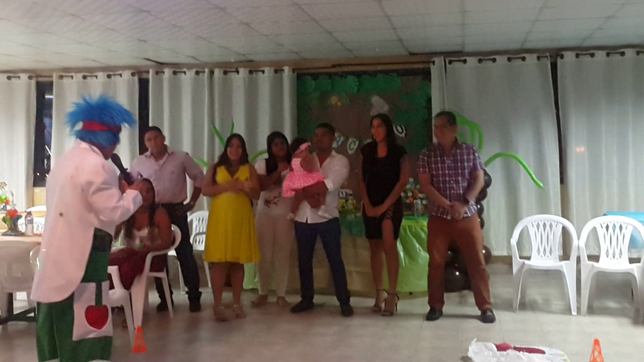 Juegos De Baby Shower Con Dolarin Payaso Youtube