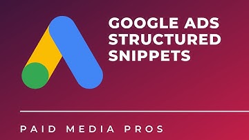 Google Ads Structured Snippet Extensions