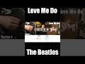 Love Me Do The Beatles Guitar chords #Shorts