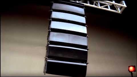 QSC product promo16 install line array commercial