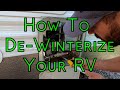 How To De-winterize Your Camper/RV &amp; Get It Ready For Your 1st Trip