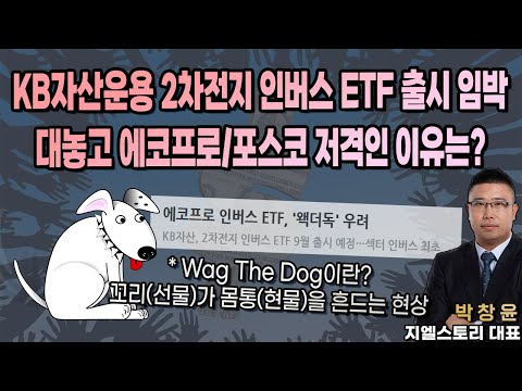   2차전지 인버스 ETF 출시 임박 과도한 에코프로 포스코 그룹주 비중 ETF 변동성이 실물 주식도 흔들리게 할 수 있다 박창윤 대표 주식 주가 투자