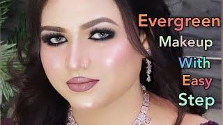 New Evergreen Makeup || Viral Makeup || With Very Step || Kausar makeup official