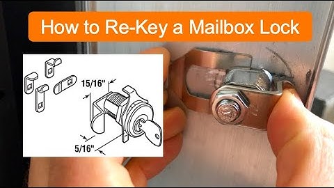 How to Replace a Mailbox Lock