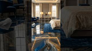 🔥 Watch a Luxury Metallic Epoxy Floor Transformation | Black & Gold Marble Bedroom Makeover