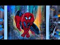 Spider-Man spray paint art