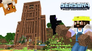 I built a Dirt Skyscraper in Minecraft! | Truly Bedrock Season 4 Ep36